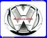 VW TOURAN 1/3 2010.08-2015.04 /1T/ Embléma első "VW" (króm/fekete) /Gyári alkatrész/ (Egyedi rendelésre, NEM visszáruzható) 1T0853601E