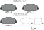TEXTAR fékbetétkészlet, tárcsafék TEXTAR 2279701 (2279701)