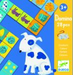 DJECO Domino cu animale si culori (DJ08111) Joc de societate