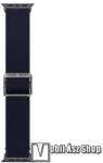 Spigen FIT LITE okosóra szíj - szövet, állítható - SÖTÉTKÉK - Apple Watch Series 1/2/3 42mm / 4/5/6/SE 44mm / 7/8 45mm / Ultra 49mm - AMP02287 (AMP02287)