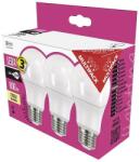 EMOS Classic LED izzó A60 E27 9W 806lm meleg fehér 3db (ZQ5140.3)