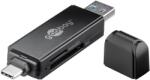 Goobay Cititor de carduri USB 3.1 type C + A la MicroSD/SD, Goobay G58261 (G58261)