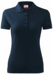 MALFINI Női galléros póló Reserve - Tengerészkék | 2XL (R230217)