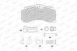 BERAL set placute frana, frana disc BERAL BCV29319TK (BCV29319TK)