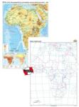  Africa. Harta fizico-geografică şi aprincipalelor resurse naturale de subsol - Duo