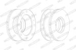 FERODO Disc frana FERODO PREMIER FCR106A (FCR106A)
