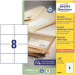 Avery-Zweckform Etikett címke 105x74 mm, Avery Zweckform, Fehér színű, (100 ív/doboz) (LR3427) - dunasp