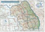  Harta Regiunii Nord-Est din România