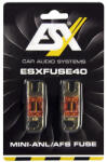 ESX Set sigurante ESX ESXFUSE40, 2 bucati, Mini ANL, 40 A (ESXFUSE40)
