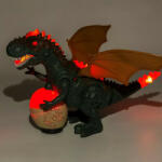 toy - Robot dinozaur Tyrannosaurus cu lumini si sunete Rosu (J95741)