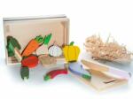 Marc toys - Ladita cu fructe si legume, jucarie handmade (MCA0052)