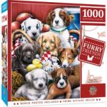 Masterpieces 1000 db-os puzzle - Furry Friends - Puppy Pals (72182) (72182)