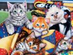 Masterpieces 72181 - Furry Friends - Cozy Cats - 1000 db-os puzzle (72181)