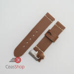  Curea piele maro deschis, vintage, cusătura alba QR 24mm - 3920324