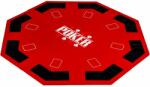 Games Planet® Póker asztallap nyolcszögletű 120 x 120 cm, piros (30101208)