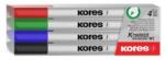 Kores Marker slim whiteboard 4 culori/set KORES (KO22840)