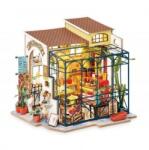 Rolife Puzzle 3D Minicasuta verde Floraria Emily DIY, RoLife, 258 piese