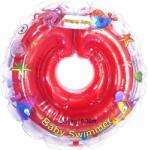 Babyswimmer Colac de gat pentru bebelusi Babyswimmer Rosu cu zornaitoare 6-36 luni