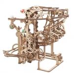 UGears Puzzle 3D, lemn, mecanic Marble Run Chain , 400 piese, Ugears UG121270 (121270)