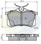 COMLINE Set placute frana, frana disc PEUGEOT 207 SW (WK) (2007 - 2016) COMLINE CBP0797