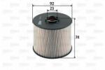 VALEO Filtru combustibil FORD FOCUS III (2010 - 2016) VALEO 587927