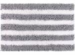 Kring Deep Stripe fürdőszőnyeg, 1800 g/m2, 50x80 cm, szürke/fehér (E-2102-23-B)