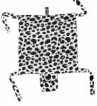 KLRK Home Wild B&W Leopard pătură mini cu animal de pluș Gustav 80x46 cm 1 buc