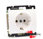 Legrand Galea Life 2P+F földelt csatlakzóaljzat, csavaros, biztonsági zsalu nélkül fehér GF775921 (GF775921)