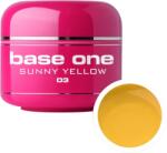 Base One Gel UV color Base One, 5 g, sunny yellow 03