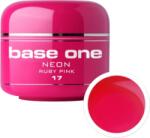 Base One Gel UV color Base One, Neon, ruby pink 17, 5 g