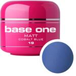 Base One Gel UV color Base One, Matt, cobalt blue 19, 5 g