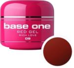 Base One Gel UV color Base One, Red, rich love 09, 5 g