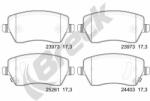 BRECK set placute frana, frana disc BRECK 24403 00 702 00 (24403 00 702 00)