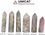  Obelisc Rubin in Fucsit 1 Varf Cristal Natural - 65-87 x 17-27 x 16-26 mm - ( XXL) - 1 Buc