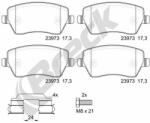 BRECK set placute frana, frana disc BRECK 23973 00 702 00 (23973 00 702 00)