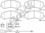 BRECK set placute frana, frana disc BRECK 24484 00 703 10 (24484 00 703 10)