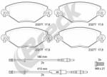 BRECK set placute frana, frana disc BRECK 23277 00 701 10 (23277 00 701 10)