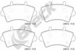 BRECK set placute frana, frana disc BRECK 23613 00 703 00 (23613 00 703 00)