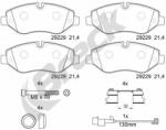 BRECK set placute frana, frana disc BRECK 29229 00 703 00 (29229 00 703 00)