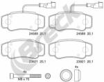BRECK set placute frana, frana disc BRECK 23921 00 703 10 (23921 00 703 10)