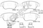 BRECK set placute frana, frana disc BRECK 23979 00 701 10 (23979 00 701 10)