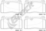 BRECK set placute frana, frana disc BRECK 25643 00 551 00 (25643 00 551 00)
