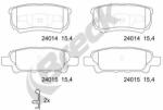 BRECK set placute frana, frana disc BRECK 24014 00 702 10 (24014 00 702 10)