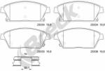 BRECK set placute frana, frana disc BRECK 25034 00 701 10 (25034 00 701 10)