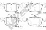 BRECK set placute frana, frana disc BRECK 22531 00 702 00 (22531 00 702 00)