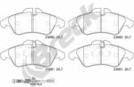 BRECK set placute frana, frana disc BRECK 23990 00 703 10 (23990 00 703 10)