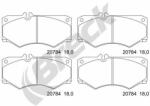 BRECK set placute frana, frana disc BRECK 20784 00 703 10 (20784 00 703 10)