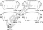 BRECK set placute frana, frana disc BRECK 22588 00 703 00 (22588 00 703 00)