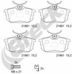 BRECK set placute frana, frana disc BRECK 21861 00 704 10 (21861 00 704 10)