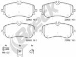 BRECK set placute frana, frana disc BRECK 22802 00 703 00 (22802 00 703 00)
